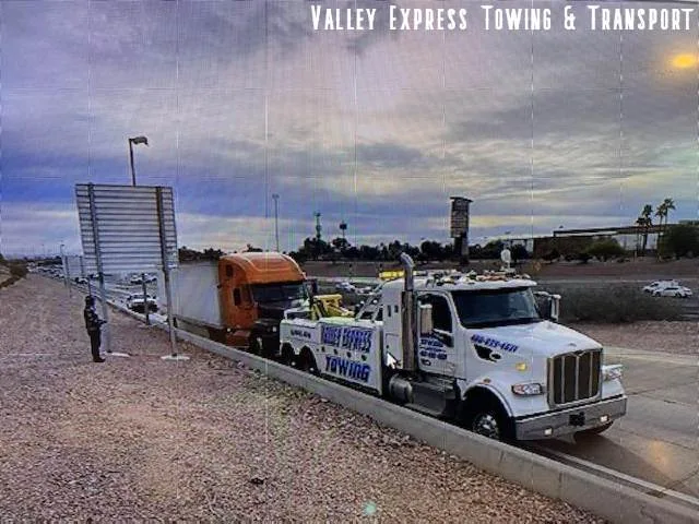 Valley Express Towing SEMI TOWING MESA ARIZONA