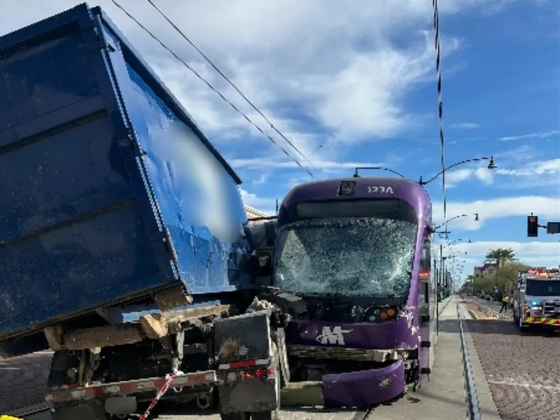Valley Express Towing Train and Truck Collision